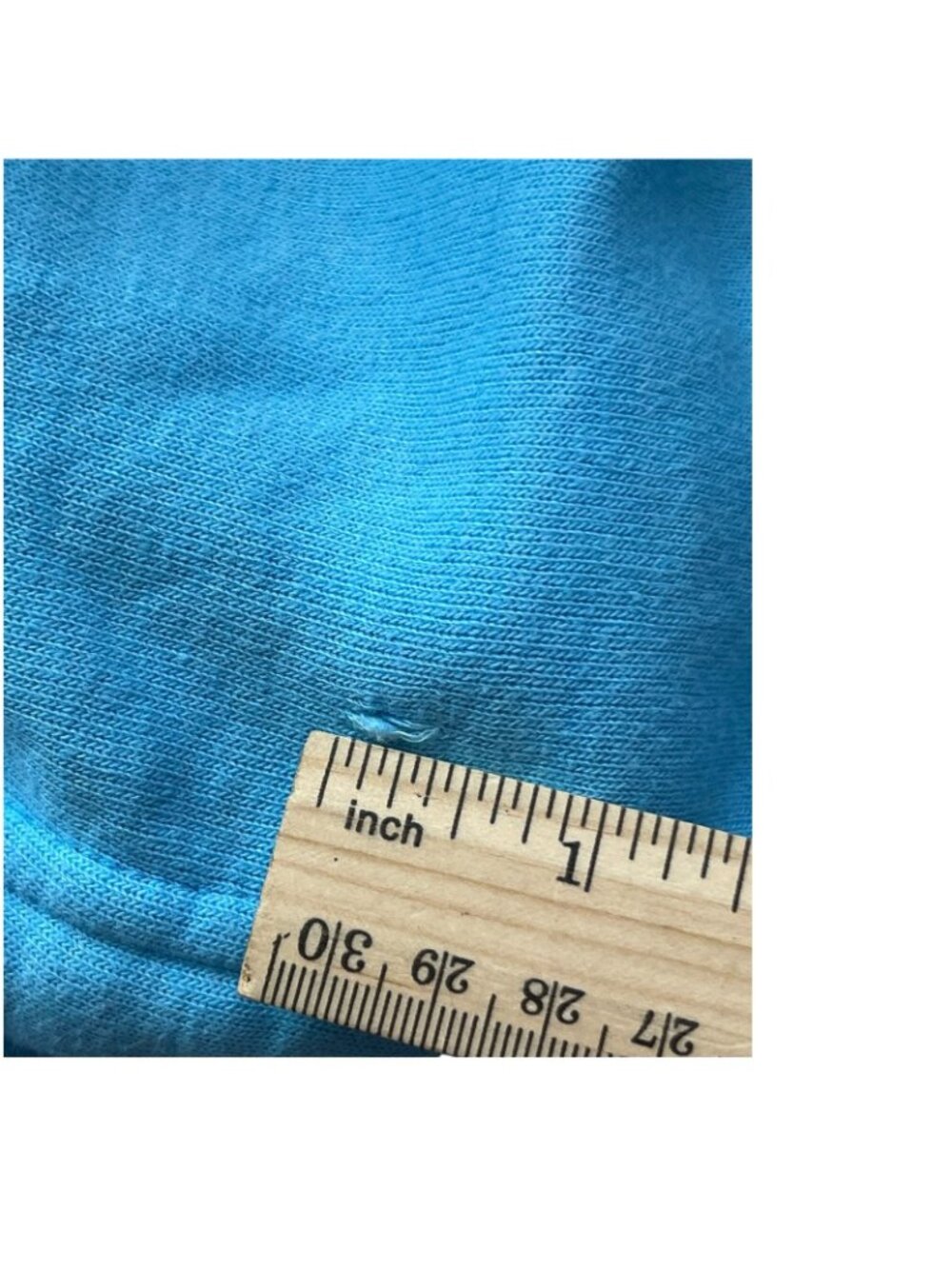 Aviator Nation Relaxed Crop Pullover Hoodie Bolt Stripe Sky Blue XL - Picture 7 of 9